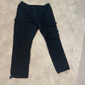 Men's Classic Black Cargo Pants